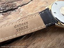 Load image into Gallery viewer, Eldor Geneve 'Spider Web' Dial in Gold in Octagonal Case, Manual, 34x40mm