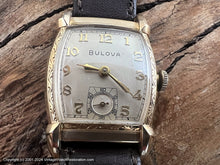 Load image into Gallery viewer, Bulova Mint Dial in Super Decorative and Minty Rectangular Tonneau Case, Manual, 26x36.5mm