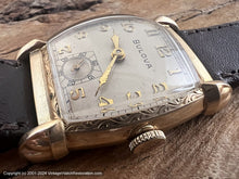 Load image into Gallery viewer, Bulova Mint Dial in Super Decorative and Minty Rectangular Tonneau Case, Manual, 26x36.5mm