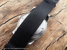 Load image into Gallery viewer, Orvin Military Style Dial with Minute/Second Outer Edge Ticks and Red Second Hand, Automatic, 33mm