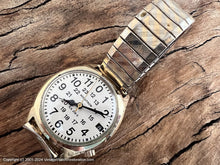 Load image into Gallery viewer, Accutron "Out-of-this-World" Bold Dial with Date, Railroad Approved R.R. 218-0, Electric, 34mm