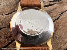 Load image into Gallery viewer, Cortebert Silver Dial '60 1er Prix Observatoires' with Presentation Box, Manual, Large 35mm