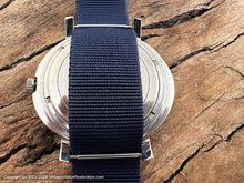 Load image into Gallery viewer, Bulova 23 Oval Case President Day-Date Blue Dial, Automatic, Large 38.5x33.5mm