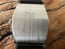 Load image into Gallery viewer, Gruen Precision Black Dial Retro 1928 Design, Quartz, 28x36mm