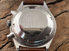 Load image into Gallery viewer, Seiko 6138-8020 Panda Dial with Golden Patina, Day-Date Quickset, Automatic Chronograph, Huge 41mm