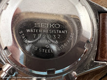 Load image into Gallery viewer, Seiko 6138-8020 Panda Dial with Golden Patina, Day-Date Quickset, Automatic Chronograph, Huge 41mm