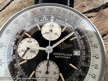 Load image into Gallery viewer, Breitling Navitimer 3 White Registers on Black Dial Chronograph, Date, Automatic, Massive 41.5mm