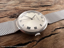 Load image into Gallery viewer, IWC Silver Dial with Bold Black Roman Numerals, Manual, 34.5mm