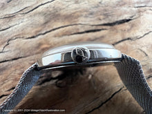 Load image into Gallery viewer, IWC Silver Dial with Bold Black Roman Numerals, Manual, 34.5mm