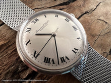 Load image into Gallery viewer, IWC Silver Dial with Bold Black Roman Numerals, Manual, 34.5mm