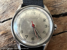 Load image into Gallery viewer, Orvin Military Style Dial with Minute/Second Outer Edge Ticks and Red Second Hand, Automatic, 33mm