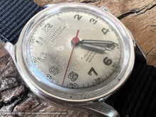 Load image into Gallery viewer, Orvin Military Style Dial with Minute/Second Outer Edge Ticks and Red Second Hand, Automatic, 33mm