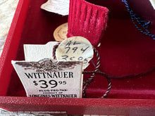 Load image into Gallery viewer, Wittnauer Silver Quadrant Dial, Date, Original Presentation Box & Tags, Manual, 33.5mm