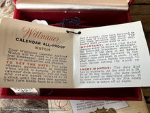 Load image into Gallery viewer, Wittnauer Silver Quadrant Dial, Date, Original Presentation Box & Tags, Manual, 33.5mm