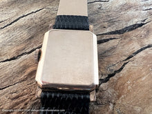 Load image into Gallery viewer, Elgin Deluxe Copper Dial in Rose-Gold Square Case, Manual, 23x33mm