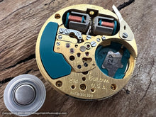 Load image into Gallery viewer, Accutron NOS Perfect Dial with Light Green Lume in Hands, Electric, 34mm