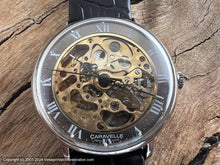 Load image into Gallery viewer, Caravelle (Bulova) Skeleton Dial with Roman Numerals, Manual, 34mm