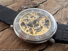 Load image into Gallery viewer, Caravelle (Bulova) Skeleton Dial with Roman Numerals, Manual, 34mm
