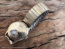 Load image into Gallery viewer, Elgin Direct Read Gold Golf Ball Case with Kreisler Bracelet, Manual, 30mm