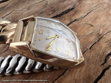 Load image into Gallery viewer, Bulova Rectangular with Perfect Pearly Dial and Quandrant Cut Crystal, Manual, 26x38mm