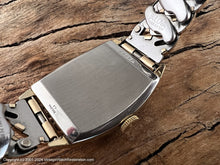 Load image into Gallery viewer, Bulova Rectangular with Perfect Pearly Dial and Quandrant Cut Crystal, Manual, 26x38mm