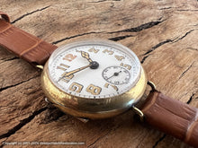 Load image into Gallery viewer, Nimra Early Swiss Porcelain Dial in Clam Case, Manual, 34mm