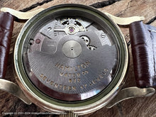 Load image into Gallery viewer, Hamilton Accumatic II Parchment-Like Dial Patina, 1957 Inscription, Automatic, 32.5mm