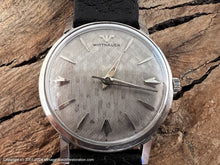Load image into Gallery viewer, Wittnauer Stunning Silver Cross-Hash Textured Dial,  Manual, 33.5mm