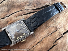 Load image into Gallery viewer, Stona Watch Company with Tarnished Sterling Silver Dial, Manual, 26x34.5mm