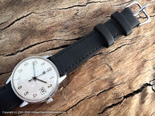 Load image into Gallery viewer, Lip Ivory Dial, Silver Numbers, Date, Manual, Large 34mm