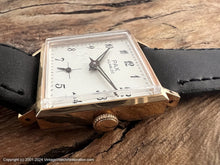 Load image into Gallery viewer, PAX Incabloc Pearl White Minty Dial Square Case, Manual, 25x25mm