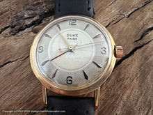 Load image into Gallery viewer, Duke 2-Tone Pie Pan Dial with Textured Outer Ring, Manual, 34mm