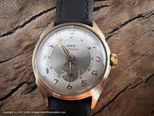 Load image into Gallery viewer, Geneve 2-Tone Dial with Gold Deco Numbers and "Devil Horn" Lugs, Manual, 33mm