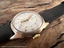 Load image into Gallery viewer, Geneve 2-Tone Dial with Gold Deco Numbers and "Devil Horn" Lugs, Manual, 33mm