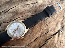 Load image into Gallery viewer, Geneve 2-Tone Dial with Gold Deco Numbers and "Devil Horn" Lugs, Manual, 33mm