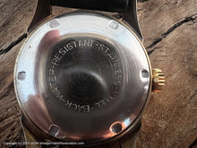 Load image into Gallery viewer, Geneve 2-Tone Dial with Gold Deco Numbers and "Devil Horn" Lugs, Manual, 33mm