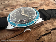 Load image into Gallery viewer, Bourbon 23rd Street Calendar Robin Egg Blue Bezel Ring, Manual, 37.5mm