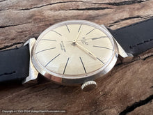 Load image into Gallery viewer, Relay France Brushed Golden Dial with Fine Black Hour Marker Lines, Manual, 34mm