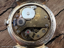 Load image into Gallery viewer, Relay France Brushed Golden Dial with Fine Black Hour Marker Lines, Manual, 34mm