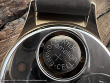 Load image into Gallery viewer, Sicura Rounded Square Gray Dial with White Trim in a Hefty Golden Case, Electronic, 36x48mm