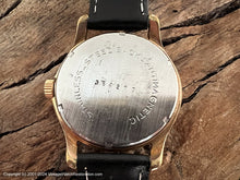 Load image into Gallery viewer, Dauphine (Lip) Beautiful Speckled Patina Dial in Gold Case, Manual, 33.5mm