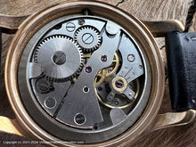 Load image into Gallery viewer, Dauphine (Lip) Beautiful Speckled Patina Dial in Gold Case, Manual, 33.5mm