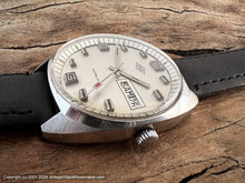 Load image into Gallery viewer, Engo Silve Dial Day and Date Red-Tipped Second Hand, Manual, 35mm