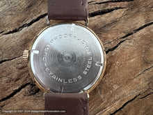 Load image into Gallery viewer, Regilux Blue-Gray Reflective Dial in Decorative Gold Case, Manual, 34mm