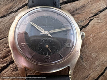 Load image into Gallery viewer, Ancre Dark Brown Dial with Copper Ring in Brassy Case, Manual, Large 34mm
