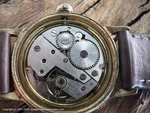 Load image into Gallery viewer, Diese Silver Dial with Golden Markers Inset with Green, Date, Manual, 34.5mm