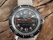 Load image into Gallery viewer, Splendy Black Dial Divers with Black Bezel Ring and Date, Manual, Large 37mm