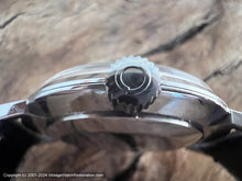 Load image into Gallery viewer, Helsa Brushed Silver Dial, Thin Bar Markers and Inset Date, Manual, 34mm