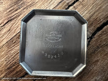 Load image into Gallery viewer, Illinois Brushed Silver Dial, Second Dial at 9 o'clock, Elegantly Designed Square Cut Case, Manual , 27.5x35.5mm