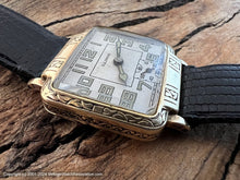 Load image into Gallery viewer, Illinois 'New Yorker' Silver Dial Light Green Lume, Bottom Sub Dial, Manual , 28x34mm